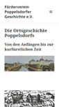 Mobile Screenshot of poppelsdorfer-geschichte.de
